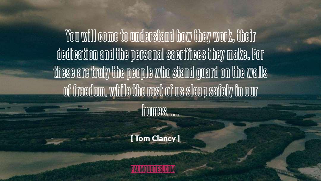 Commemorative Dedication quotes by Tom Clancy