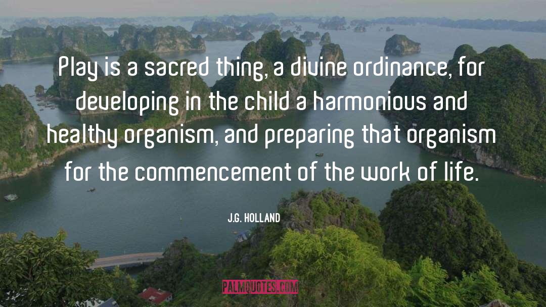 Commencement quotes by J.G. Holland