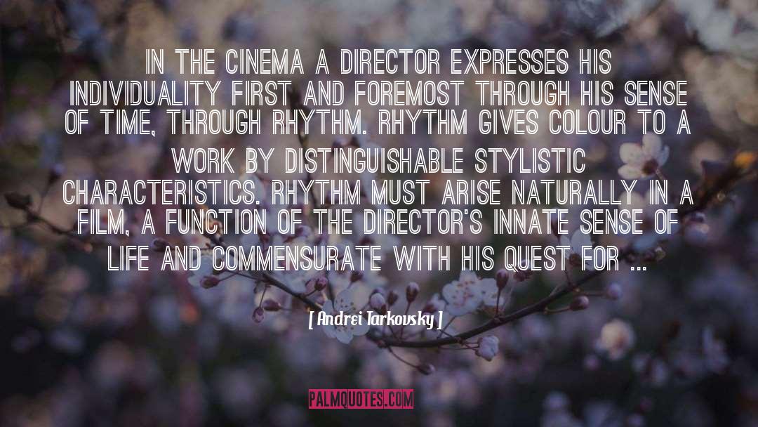 Commensurate quotes by Andrei Tarkovsky