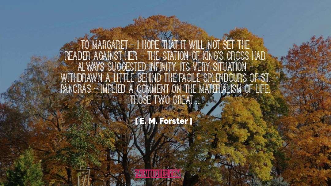 Comment quotes by E. M. Forster