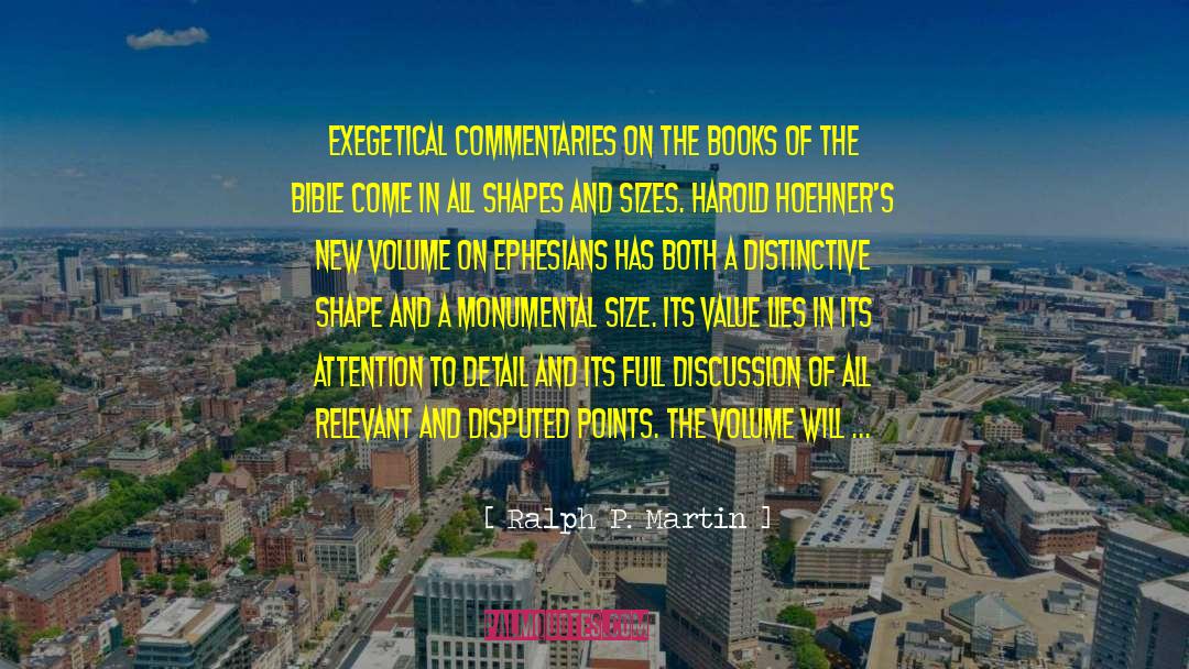Commentaries quotes by Ralph P. Martin