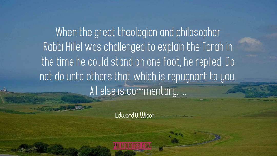 Commentary On Leviticus quotes by Edward O. Wilson
