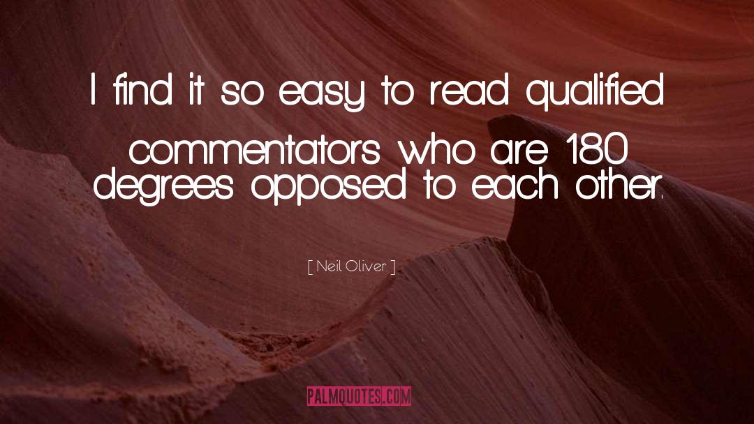 Commentators quotes by Neil Oliver