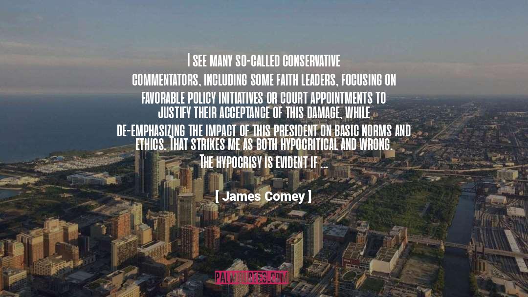 Commentators quotes by James Comey