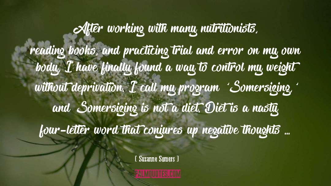 Commercial Diet quotes by Suzanne Somers