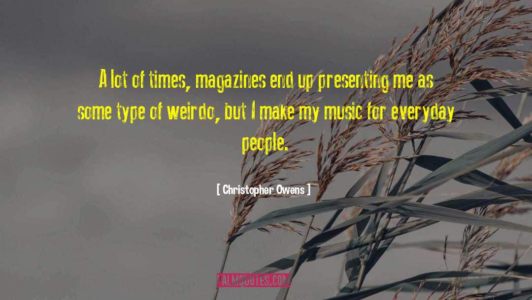 Commercial Music quotes by Christopher Owens