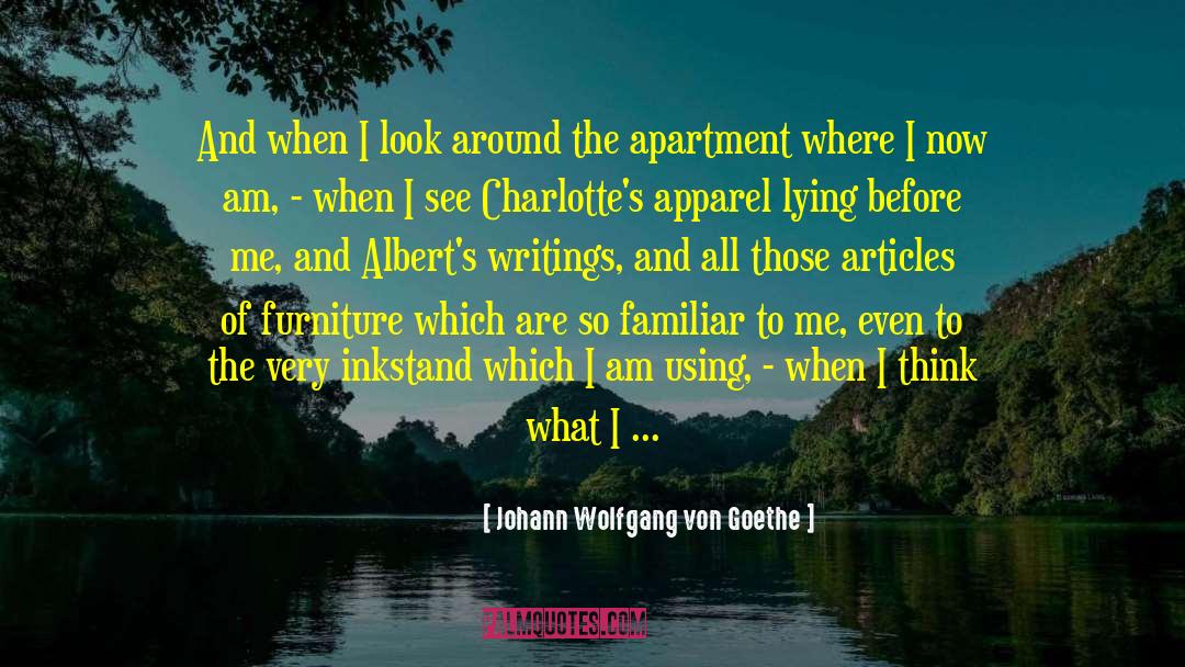 Commercials Furniture quotes by Johann Wolfgang Von Goethe