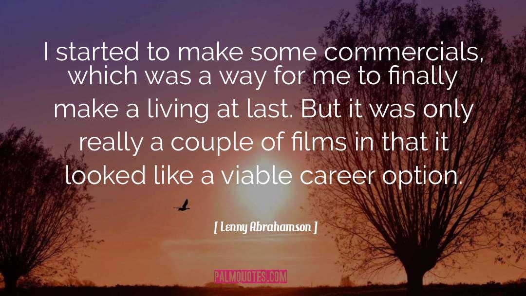 Commercials quotes by Lenny Abrahamson