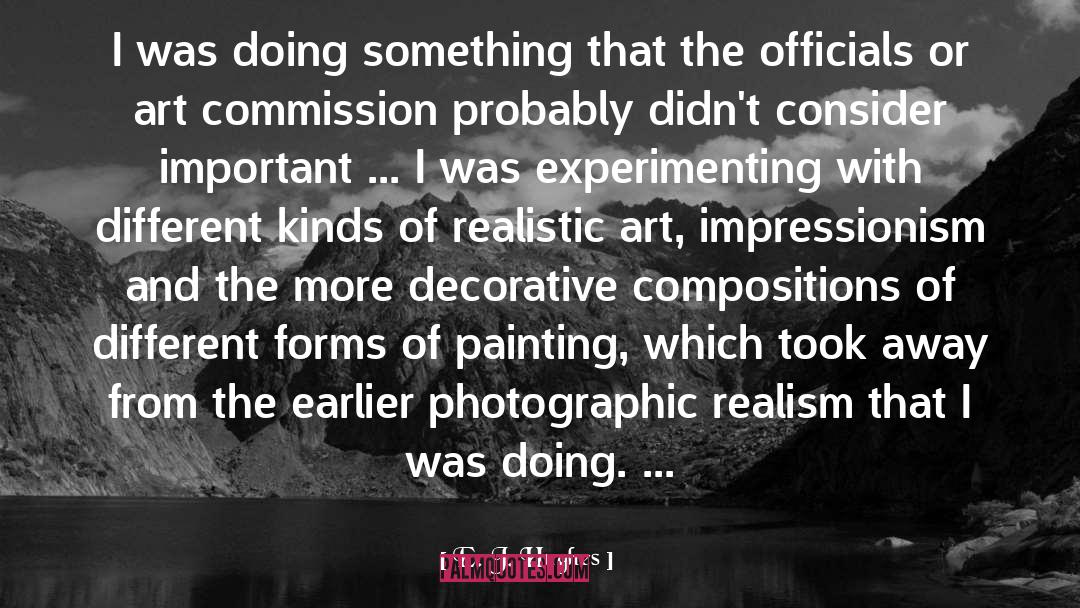 Commission quotes by E. J. Hughes