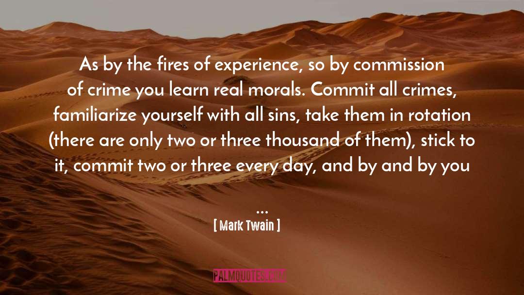 Commission quotes by Mark Twain