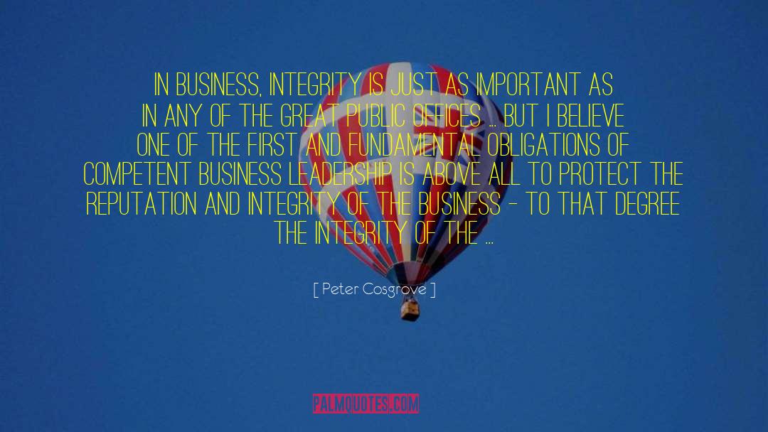 Commitment In Business quotes by Peter Cosgrove