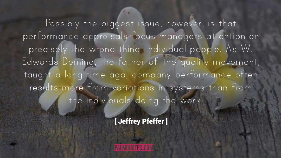 Commitment Issues quotes by Jeffrey Pfeffer
