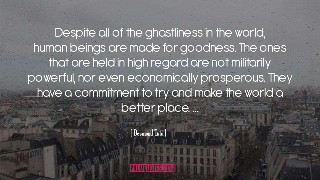 Commitment quotes by Desmond Tutu