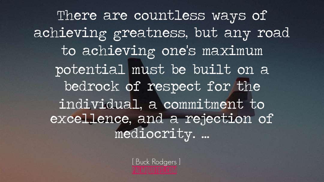 Commitment To Excellence quotes by Buck Rodgers