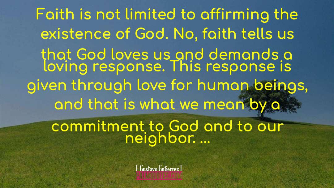 Commitment To God quotes by Gustavo Gutierrez