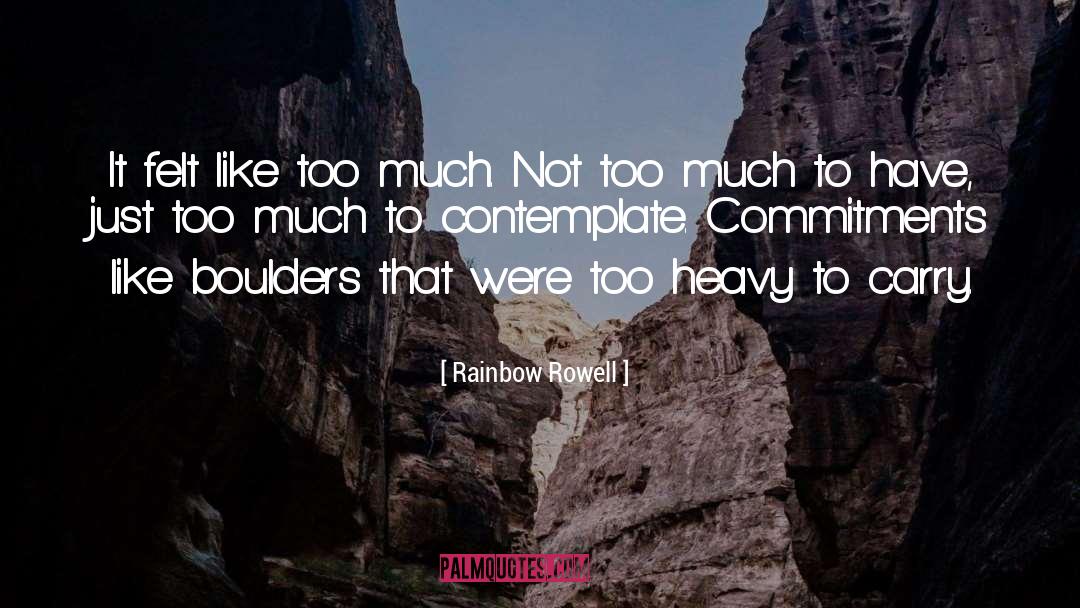 Commitments quotes by Rainbow Rowell