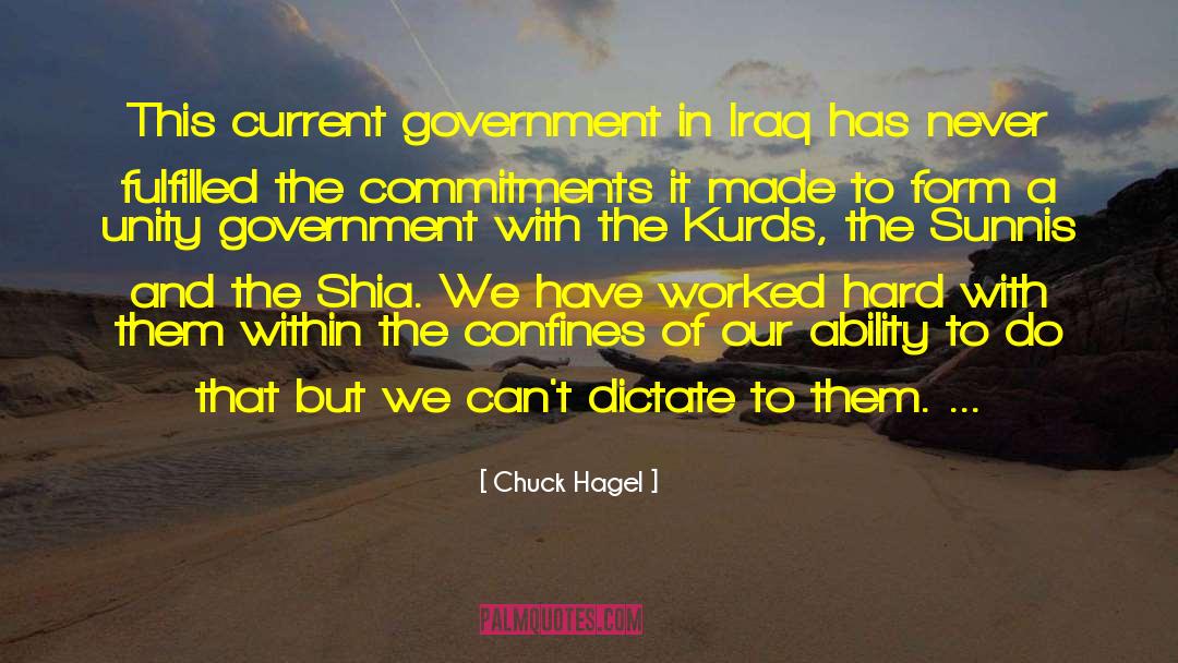 Commitments quotes by Chuck Hagel