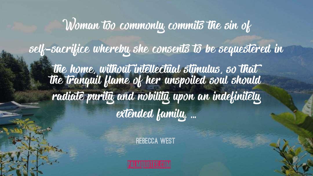 Commits quotes by Rebecca West