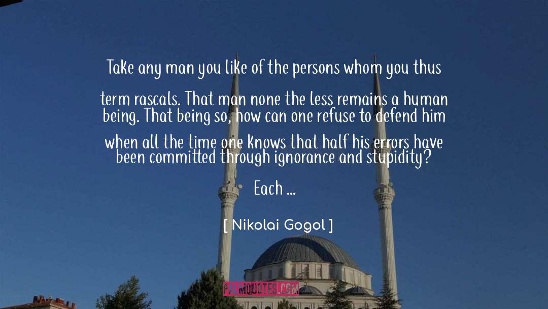 Commits quotes by Nikolai Gogol