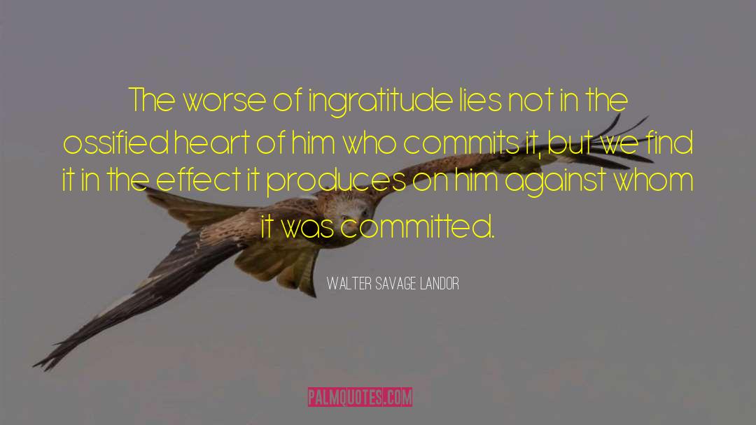 Commits quotes by Walter Savage Landor