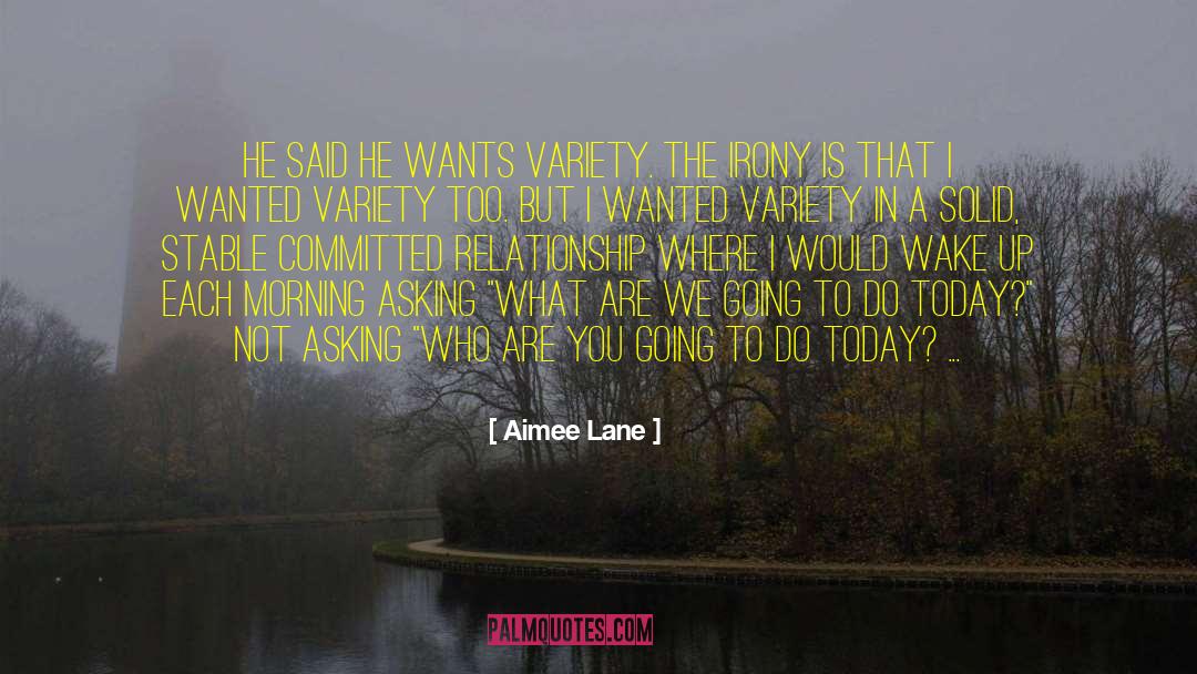 Committed Relationship quotes by Aimee Lane