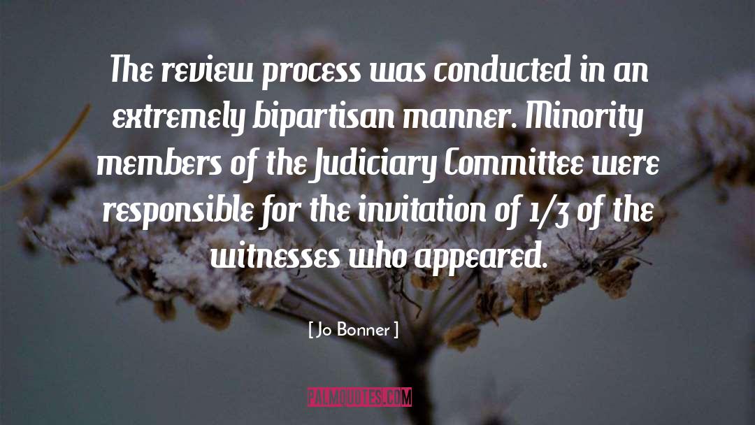 Committee quotes by Jo Bonner