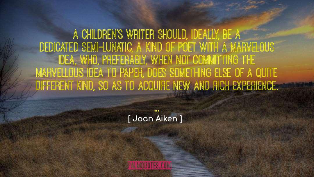 Committing quotes by Joan Aiken