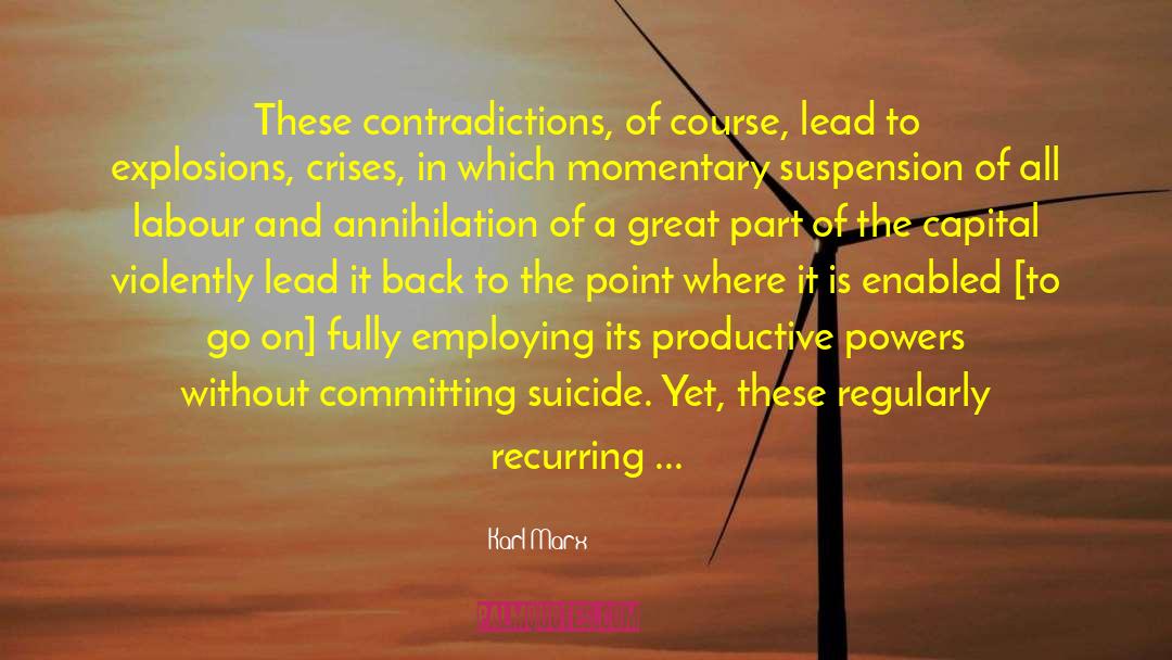 Committing Suicide quotes by Karl Marx