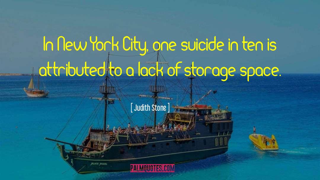 Committing Suicide quotes by Judith Stone