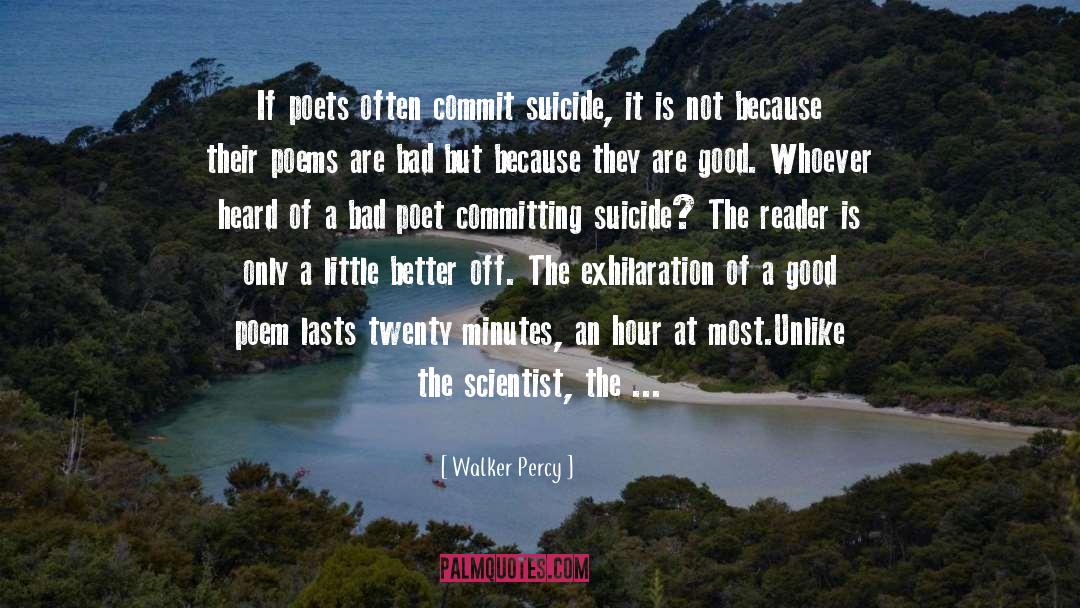 Committing Suicide quotes by Walker Percy