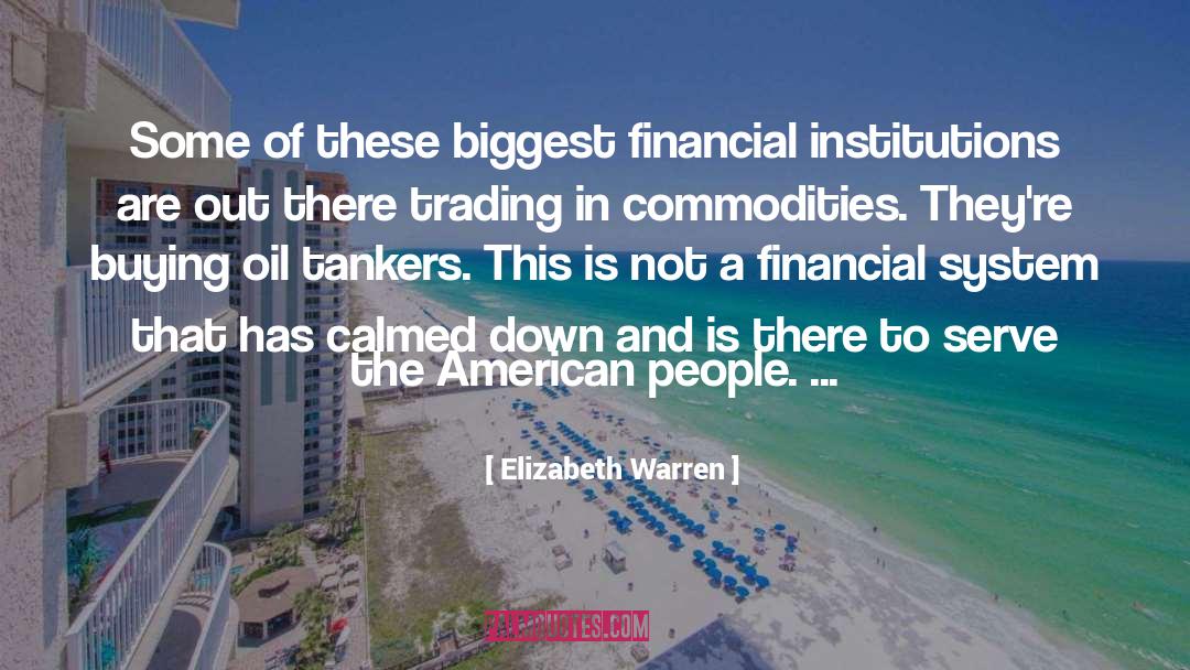 Commodities quotes by Elizabeth Warren