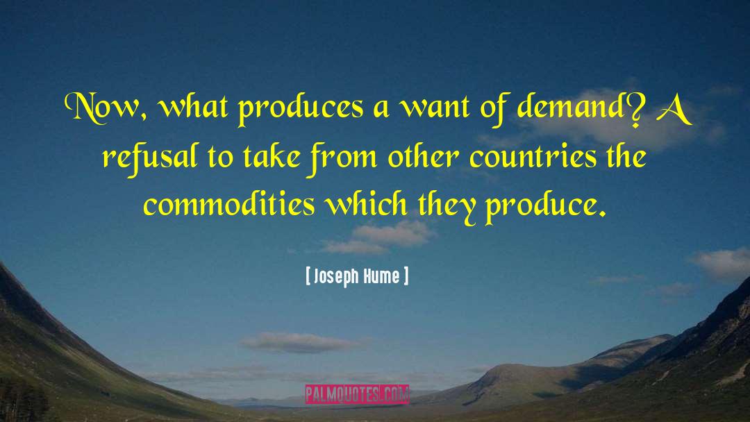 Commodities quotes by Joseph Hume