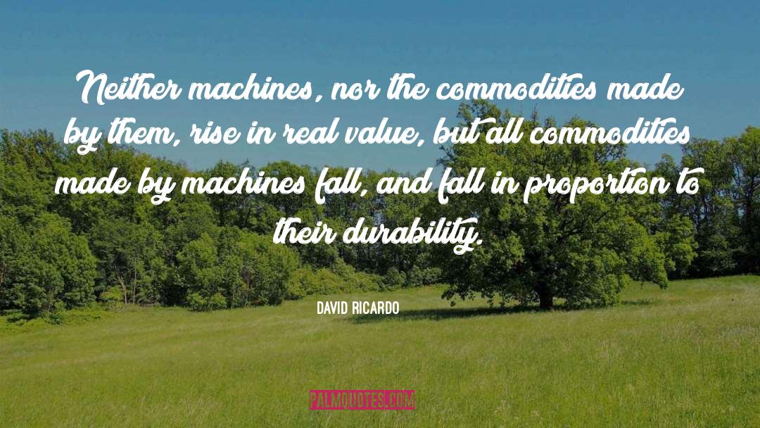 Commodities quotes by David Ricardo