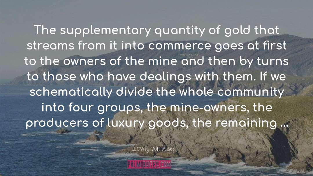 Commodity Prices quotes by Ludwig Von Mises