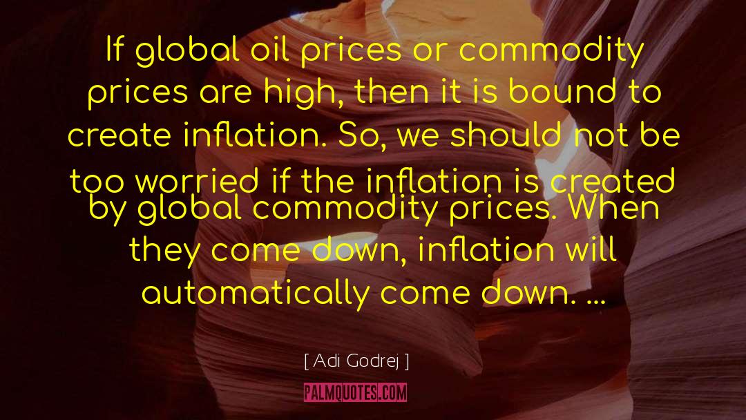 Commodity Prices quotes by Adi Godrej