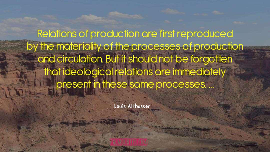 Commodity Production quotes by Louis Althusser
