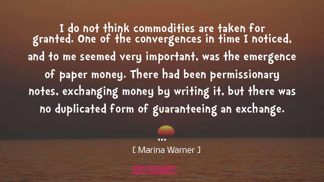 Commodity Production quotes by Marina Warner