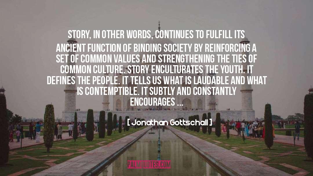 Common Ancestry quotes by Jonathan Gottschall