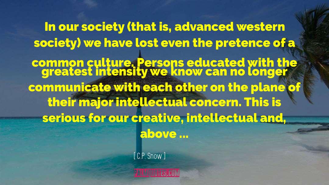 Common Culture quotes by C.P. Snow