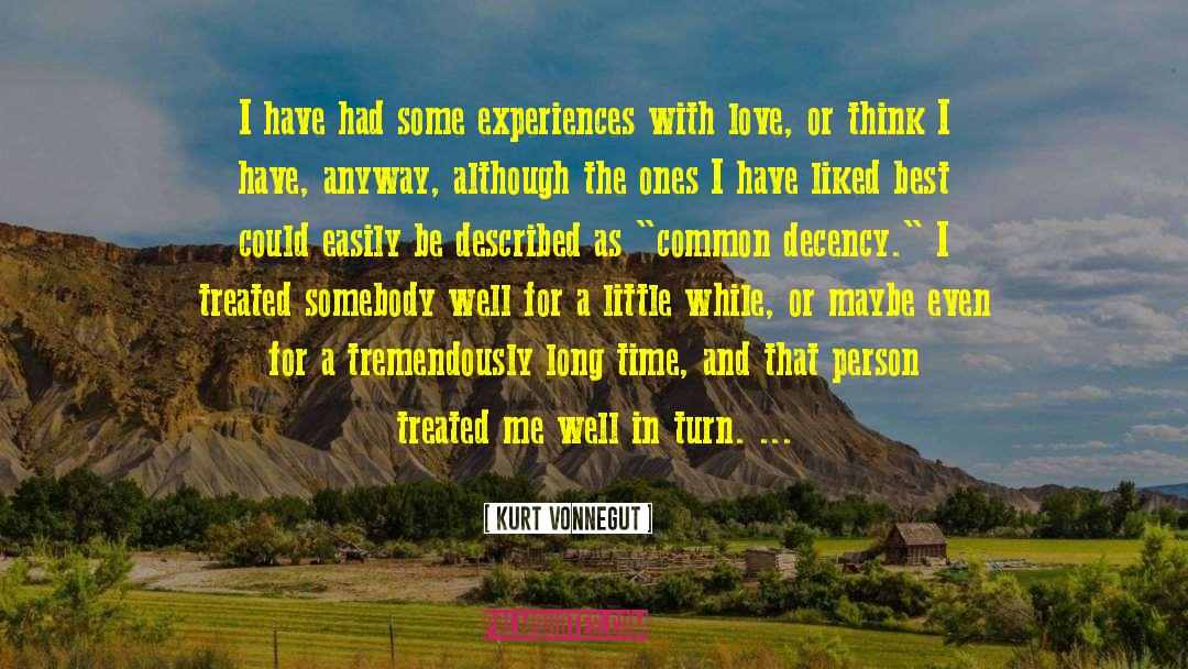 Common Decency quotes by Kurt Vonnegut