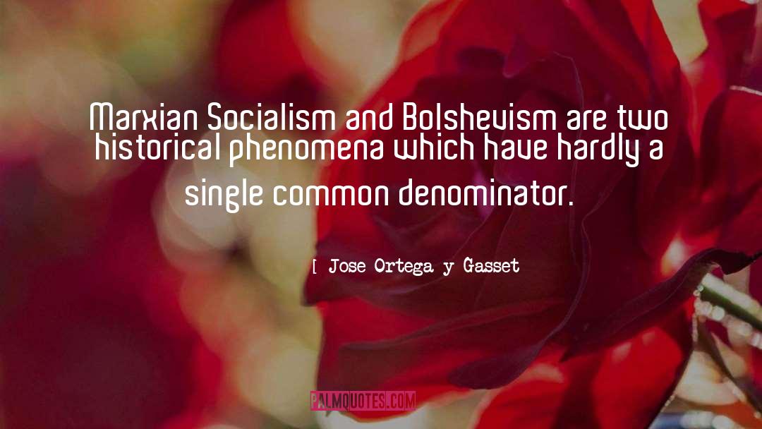 Common Denominator quotes by Jose Ortega Y Gasset