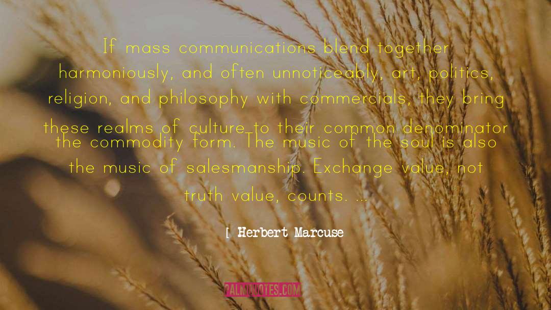 Common Denominator quotes by Herbert Marcuse