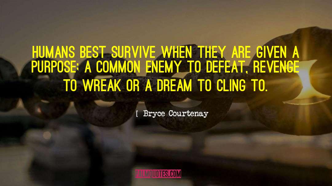 Common Enemy quotes by Bryce Courtenay