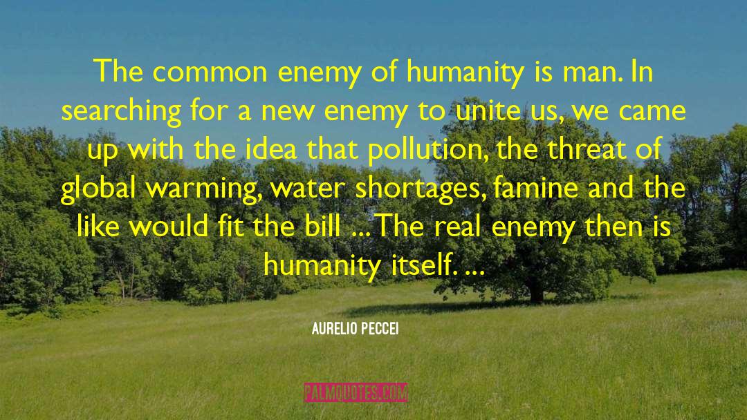 Common Enemy quotes by Aurelio Peccei