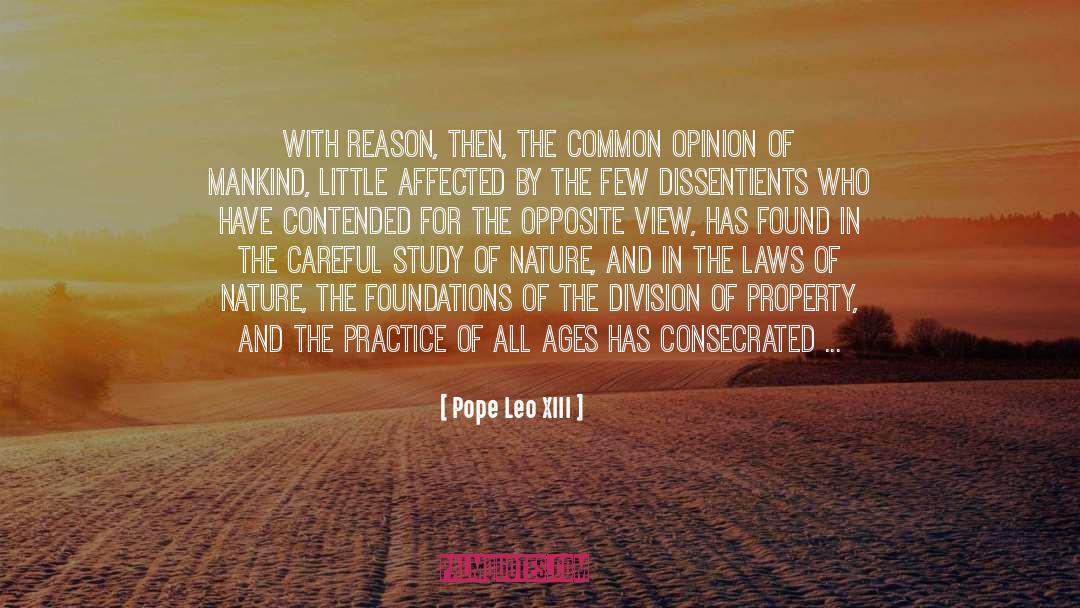 Common Error quotes by Pope Leo XIII