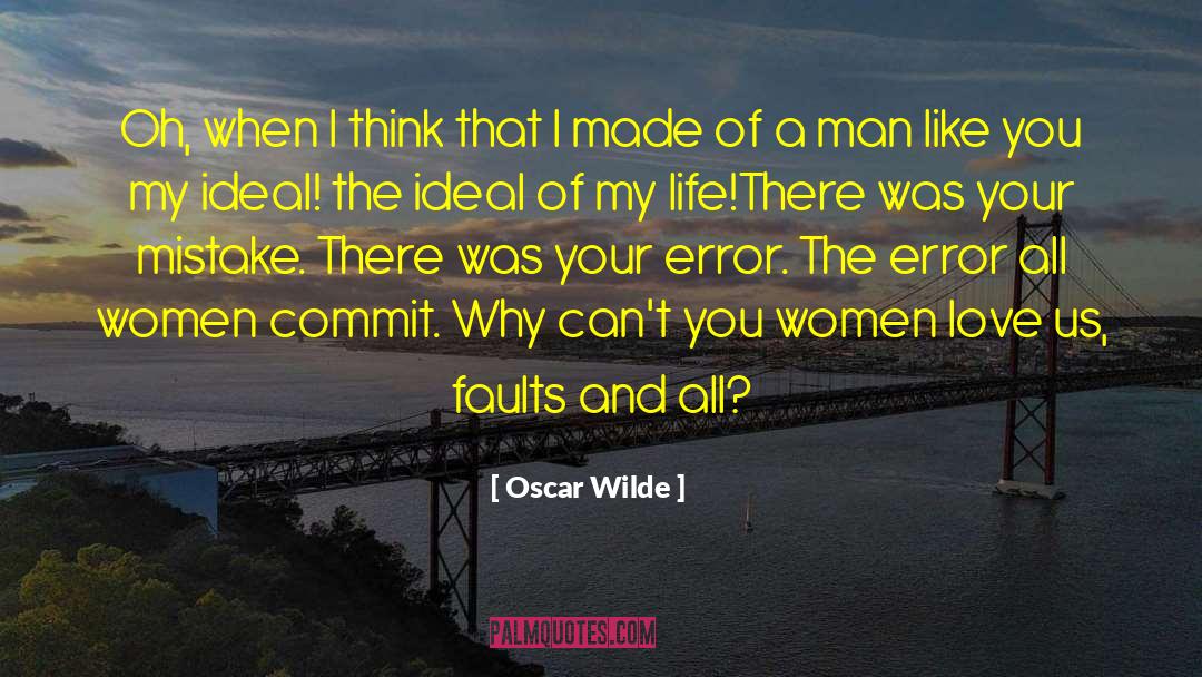 Common Error quotes by Oscar Wilde