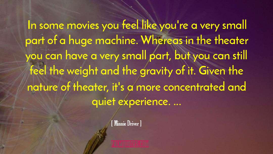 Common Experience quotes by Minnie Driver