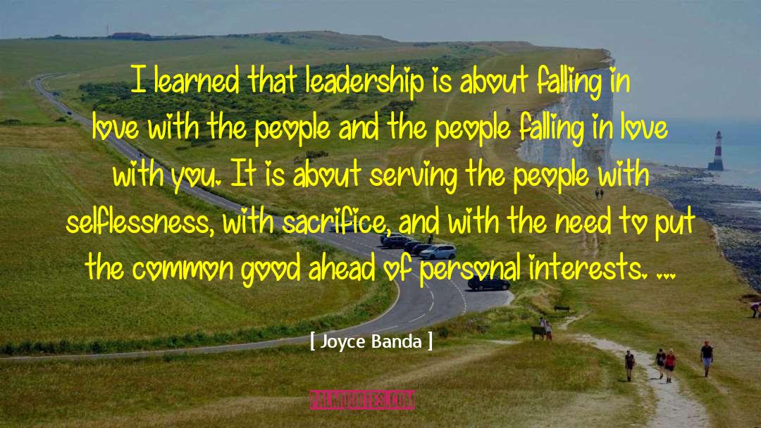 Common Good quotes by Joyce Banda