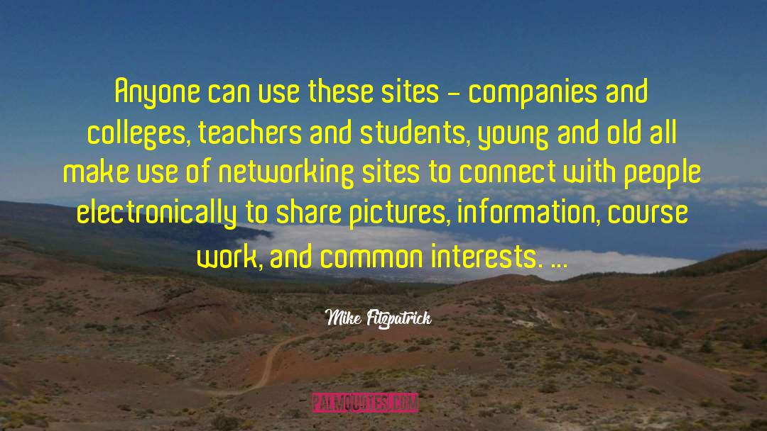 Common Interests quotes by Mike Fitzpatrick