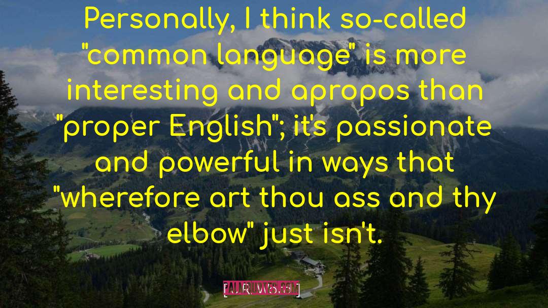 Common Language quotes by J.R. Ward